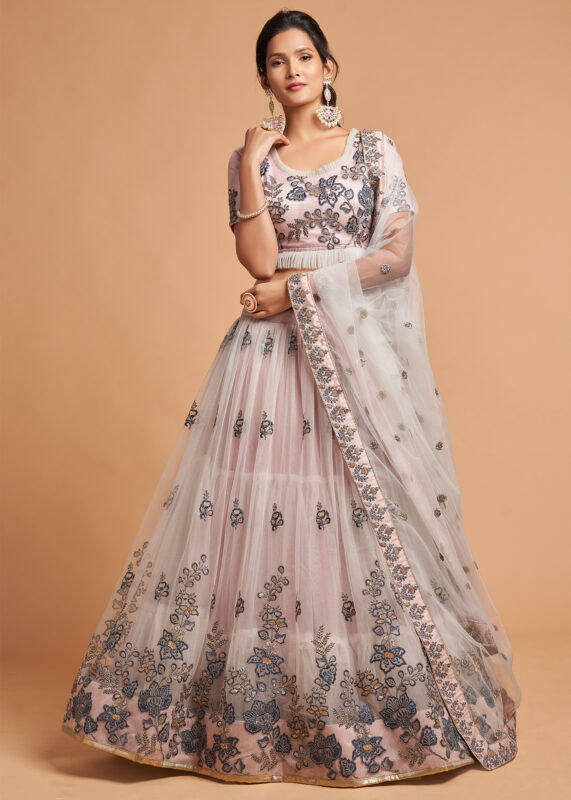 Light Gray Lehenga Choli