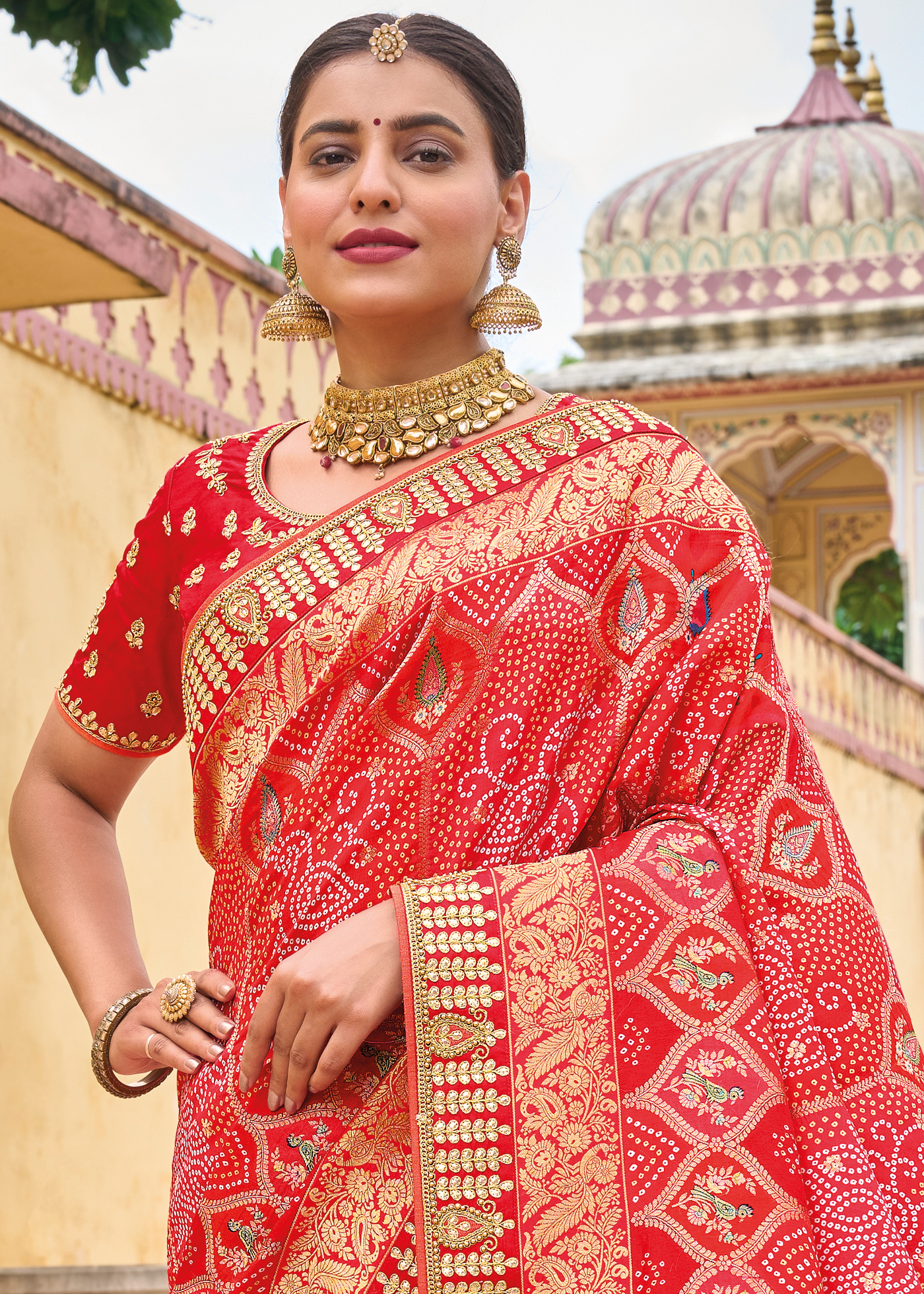 Banarasi Designer Party wear Women's Saree – mahezon