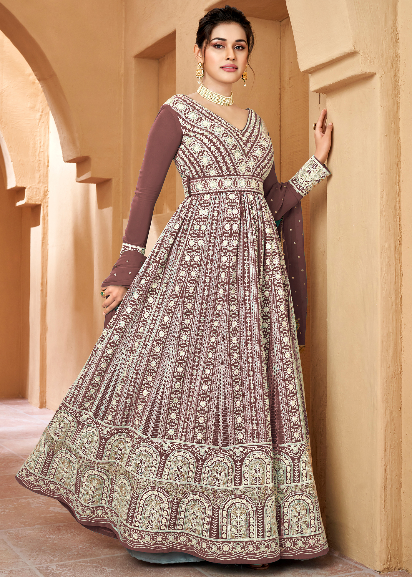 Anarkali sales gown suit