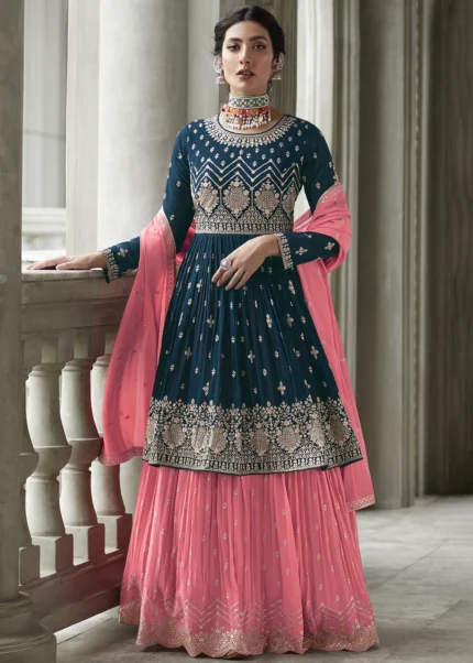 Frock suit best sale and lehenga