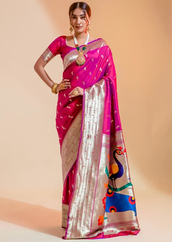 Razzmatazz Paithani Silk Saree