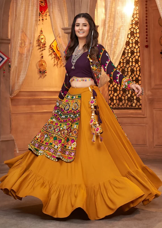 Mustard Yellow Lehenga Choli