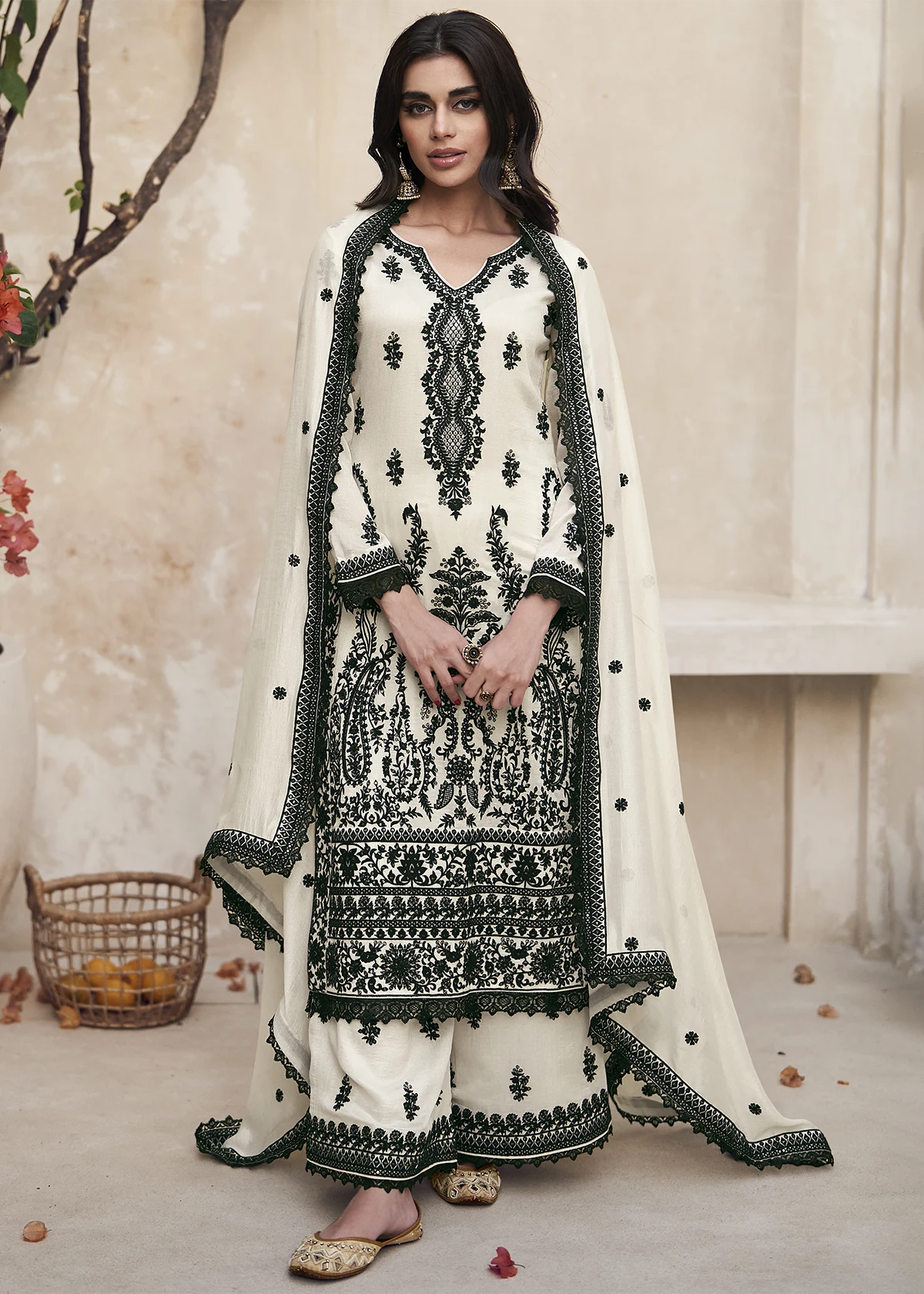 Traditional palazzo sale suits