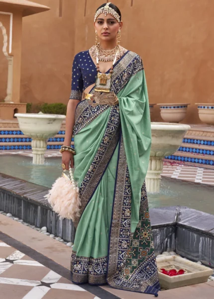 Oxley Green Patola Saree