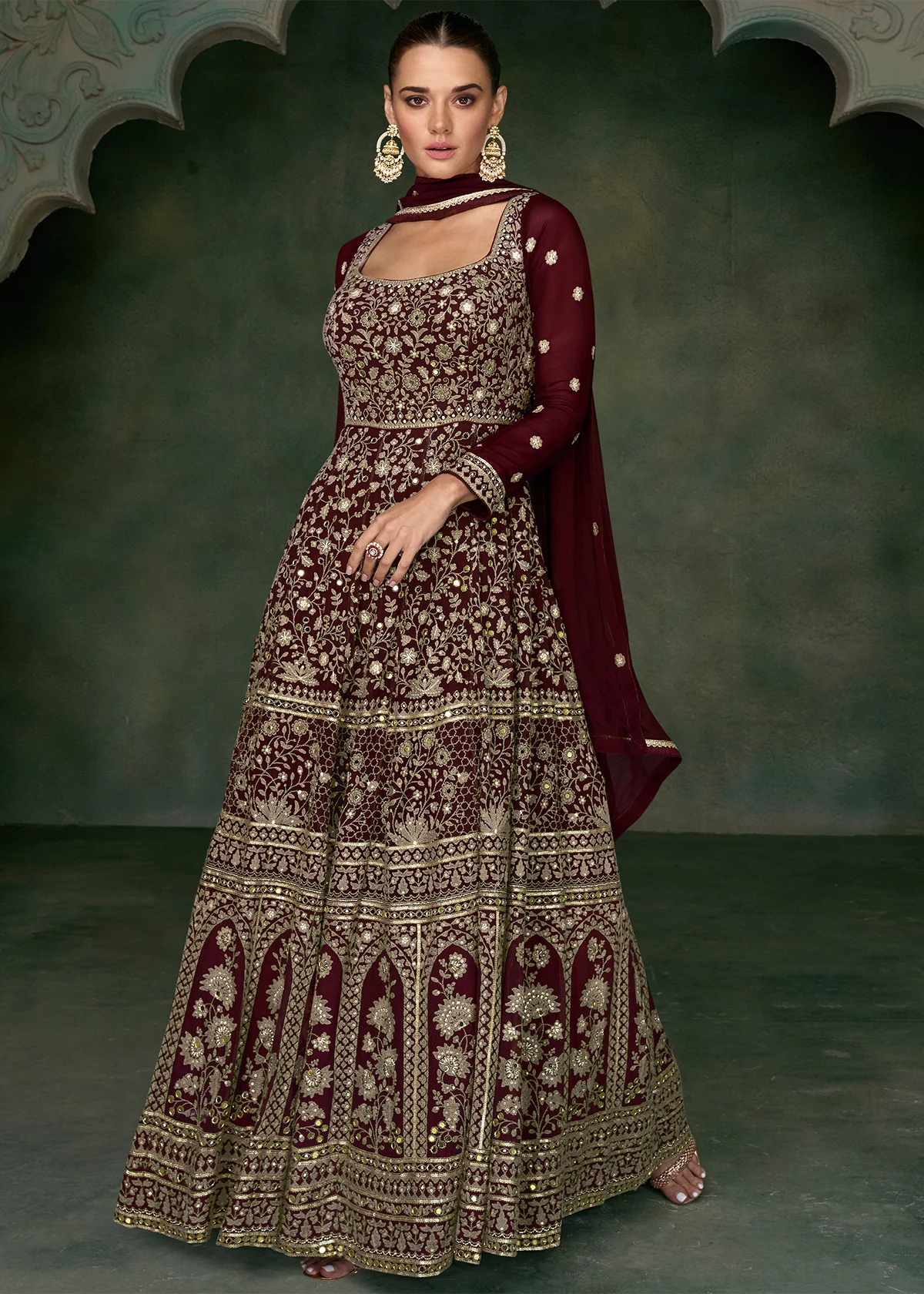 Heavy anarkali suits clearance online